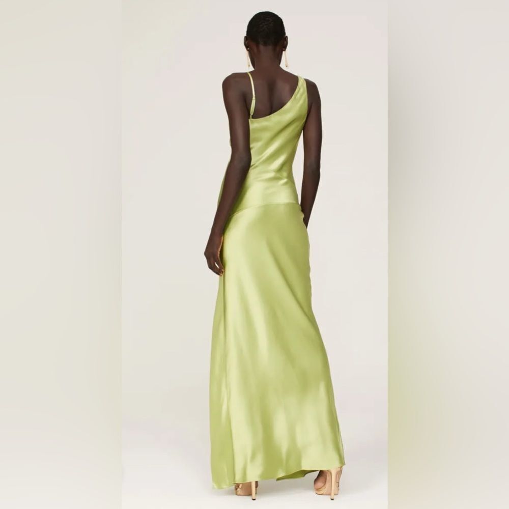 Nicholas Green Satin Gown Size 4 - Picture 3 of 11